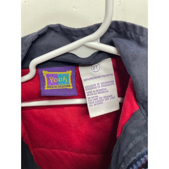 Vintage Winnie the Pooh Bear and Tigger Basketball Quilted Vest 2T - Picture 5 of 7